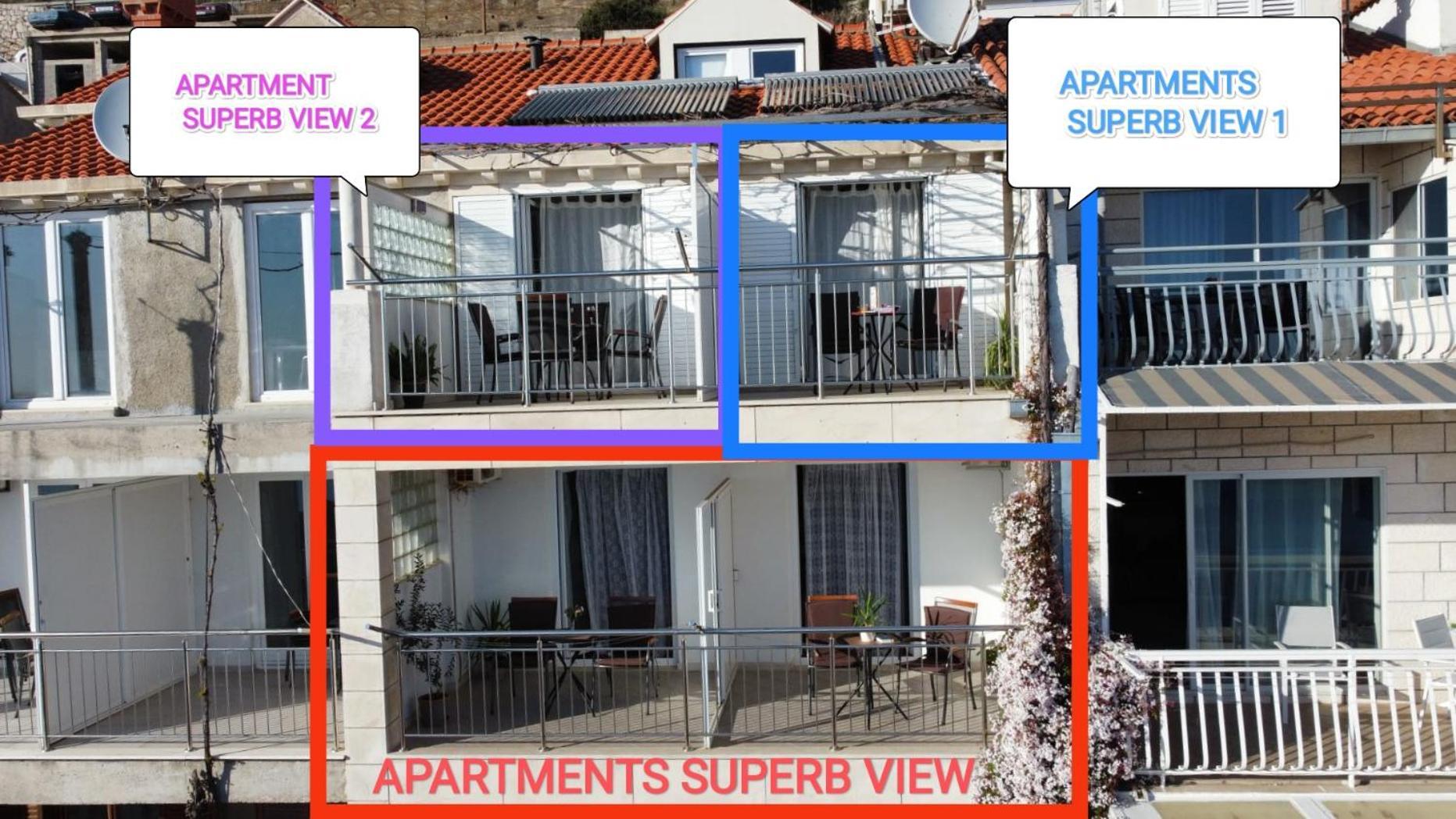 Apartments Superb View Дубровник Екстериор снимка